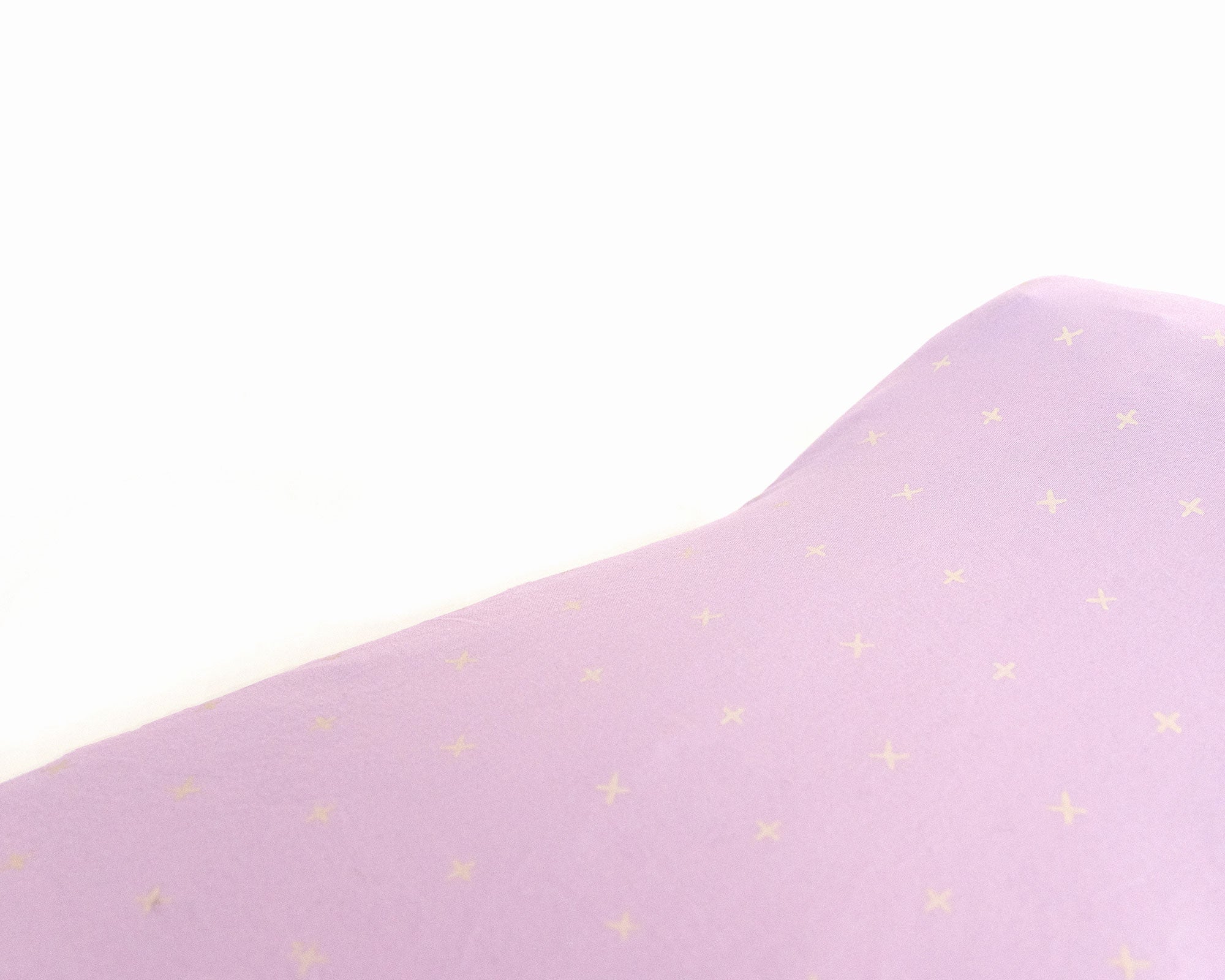 Lavender Hugs - Changing Pad Cover - Ivory X on Lilac/Lavender - Olli+Lime